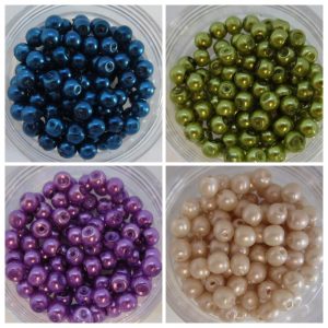 Glass Beads bol renaissance 4 mm