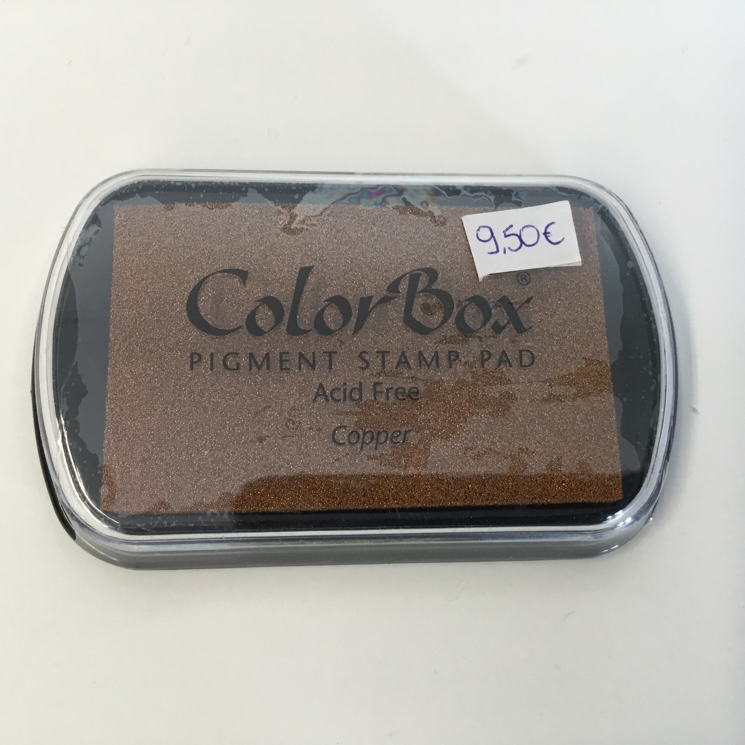 Verder Sneeuwwitje wit Colorbox: pigment stempel kussen copper – Oleastre