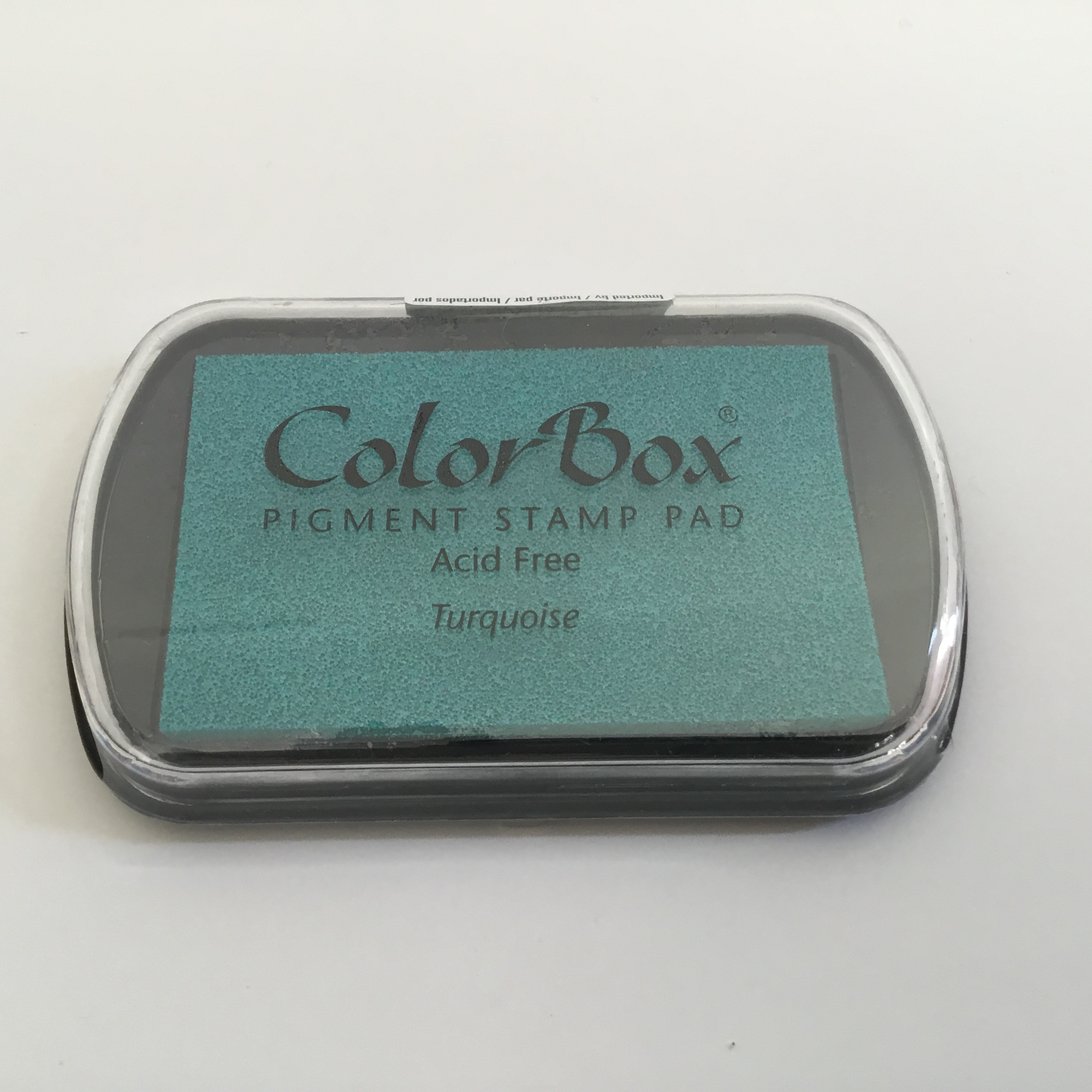 Pamflet Picknicken teer Colorbox: pigment stempel kussen turquoise – Oleastre