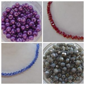 Glass Beads en was beads